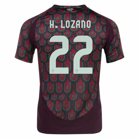 Layered Panel Design All Day Fit adidas Mexico Authentic Hirving Lozano Home Jersey 24/25 (Multicolor)