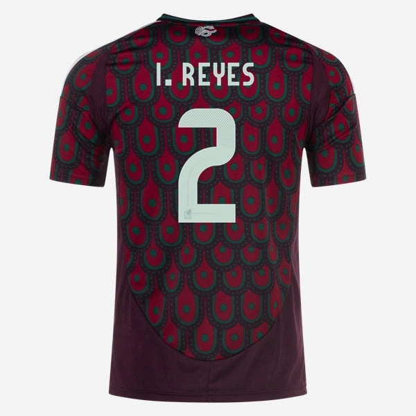 Wind Resistant Coating Adidas Mens Mexico Israel Reyes Home Jersey 24/25 (Multicolor)