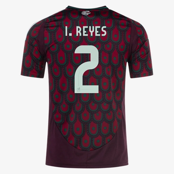 Warm Day Wear Adidas Mens Mexico Israel Reyes Home Jersey 24/25 (Multicolor)