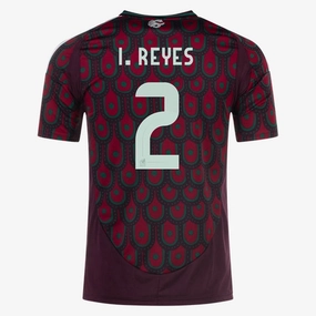 Adidas Mens Mexico Israel Reyes Home Jersey 24/25 (Multicolor) Run Control Neutral Style