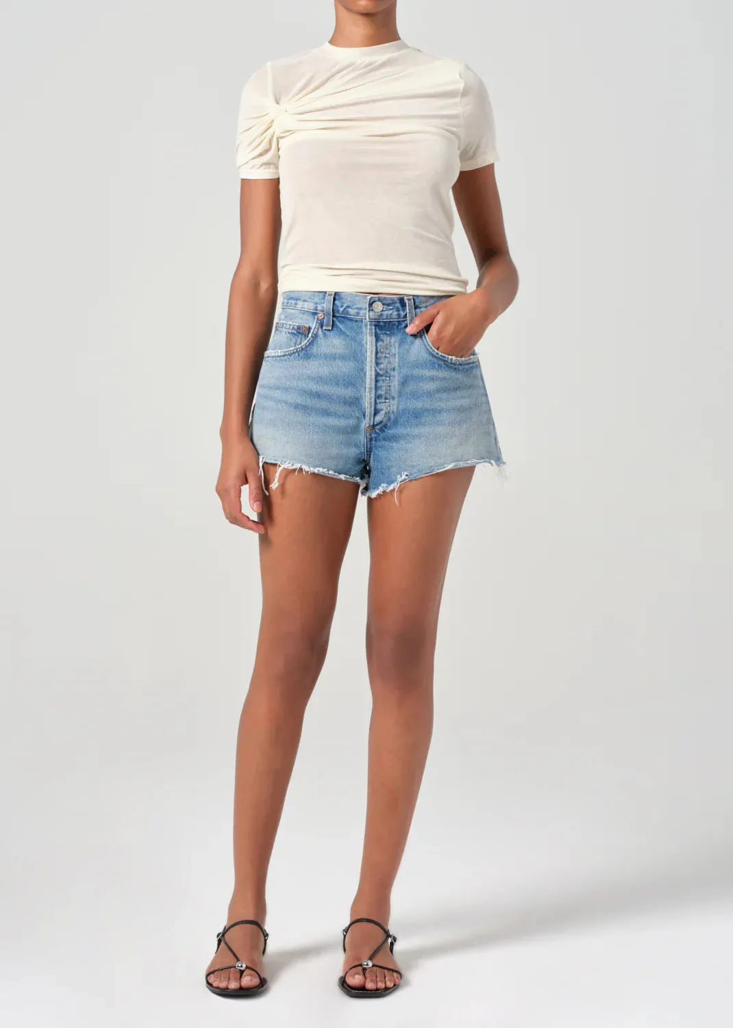 Star Fit AGOLDE "Ridley High-Rise Short" W - Chant