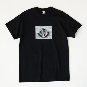 HighThreadCount Modern and Soft Peace Ball Tee (Black)