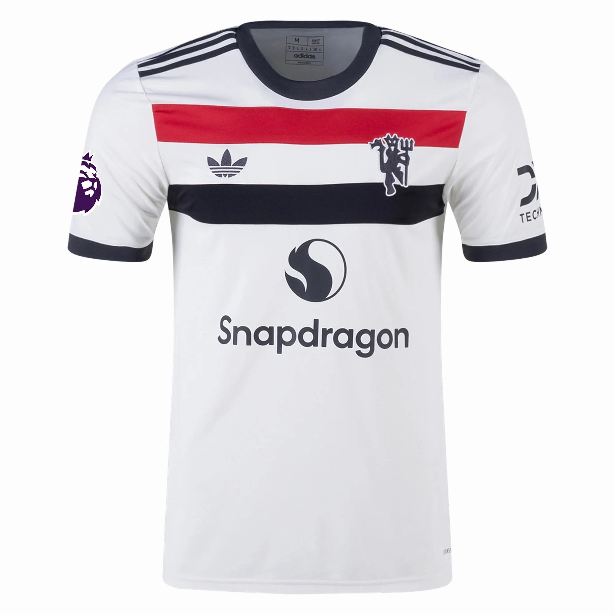 adidas Manchester United Luke Shaw Third Jersey w/ EPL Patch 24/25 (Off White) Active Apparel