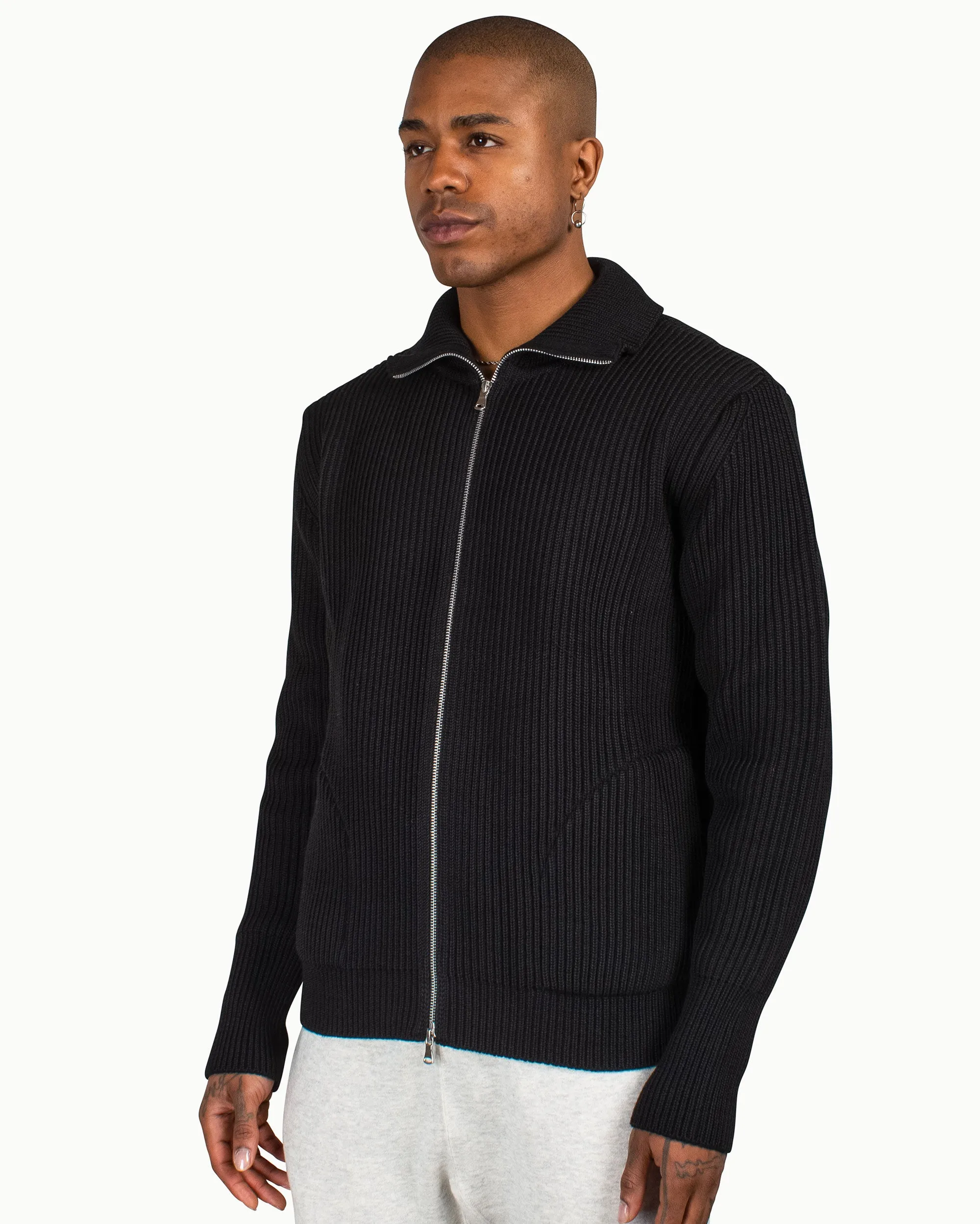 Andersen-Andersen Navy Turtleneck Black old people