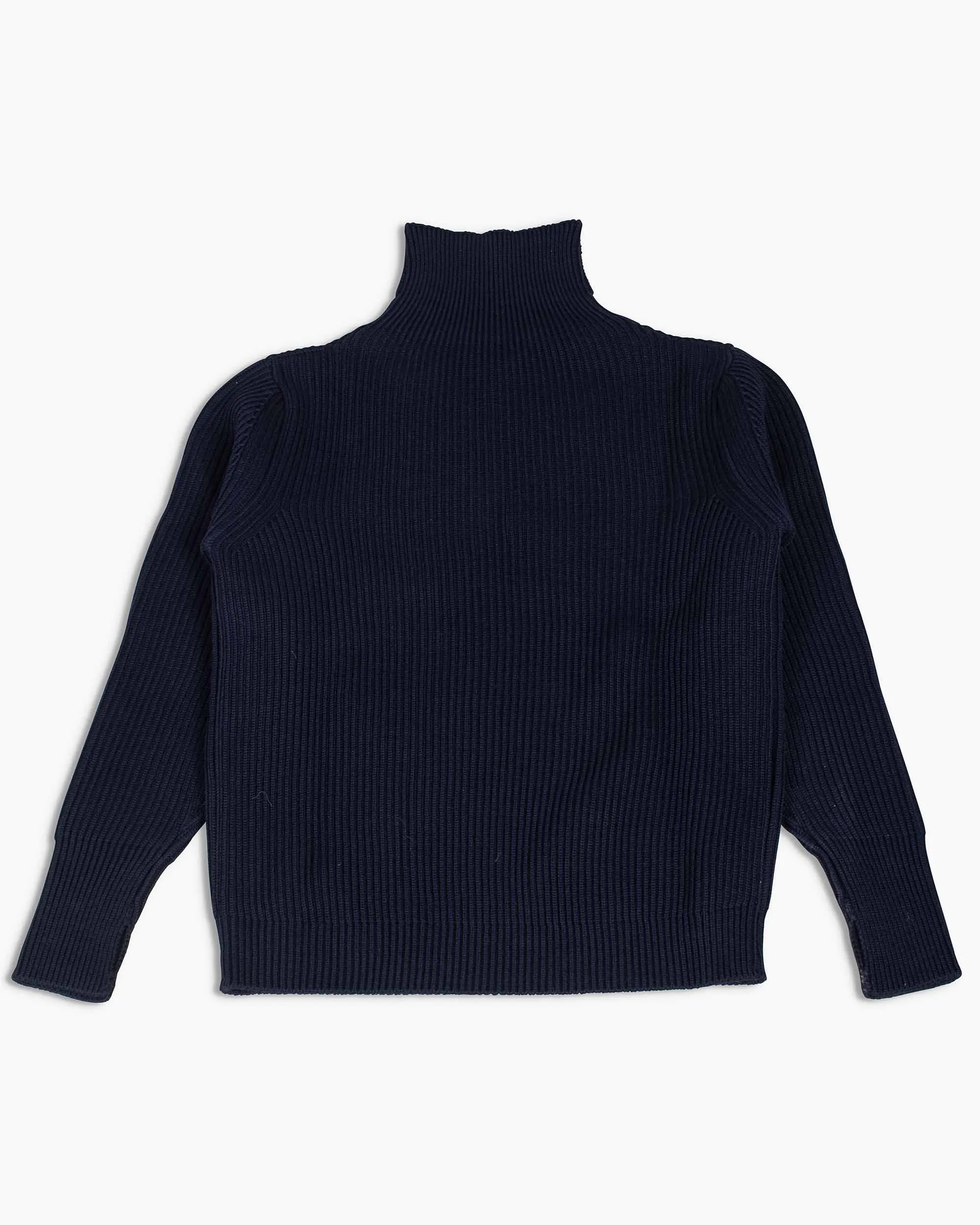 Chill Outfit product belt definition Andersen-Andersen Navy Turtleneck Navy Blue