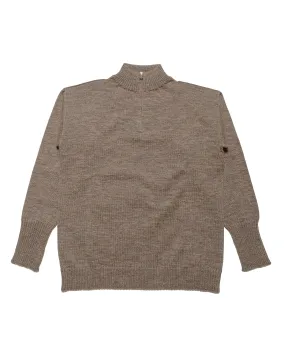 Andersen-Andersen Seaman Half-Zip Natural Taupe Fashion Forward
