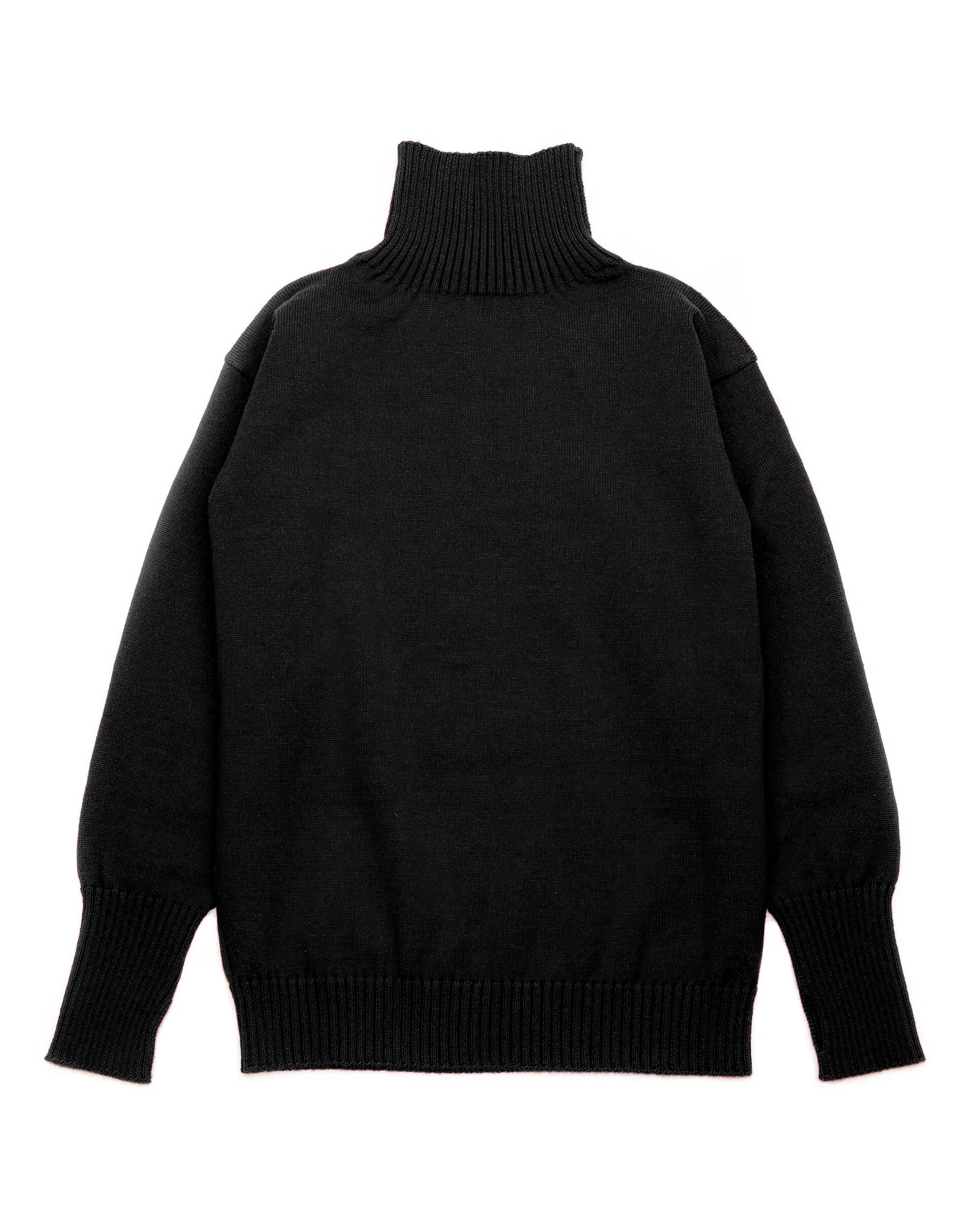 Andersen-Andersen Seaman Turtleneck Black Mass produced