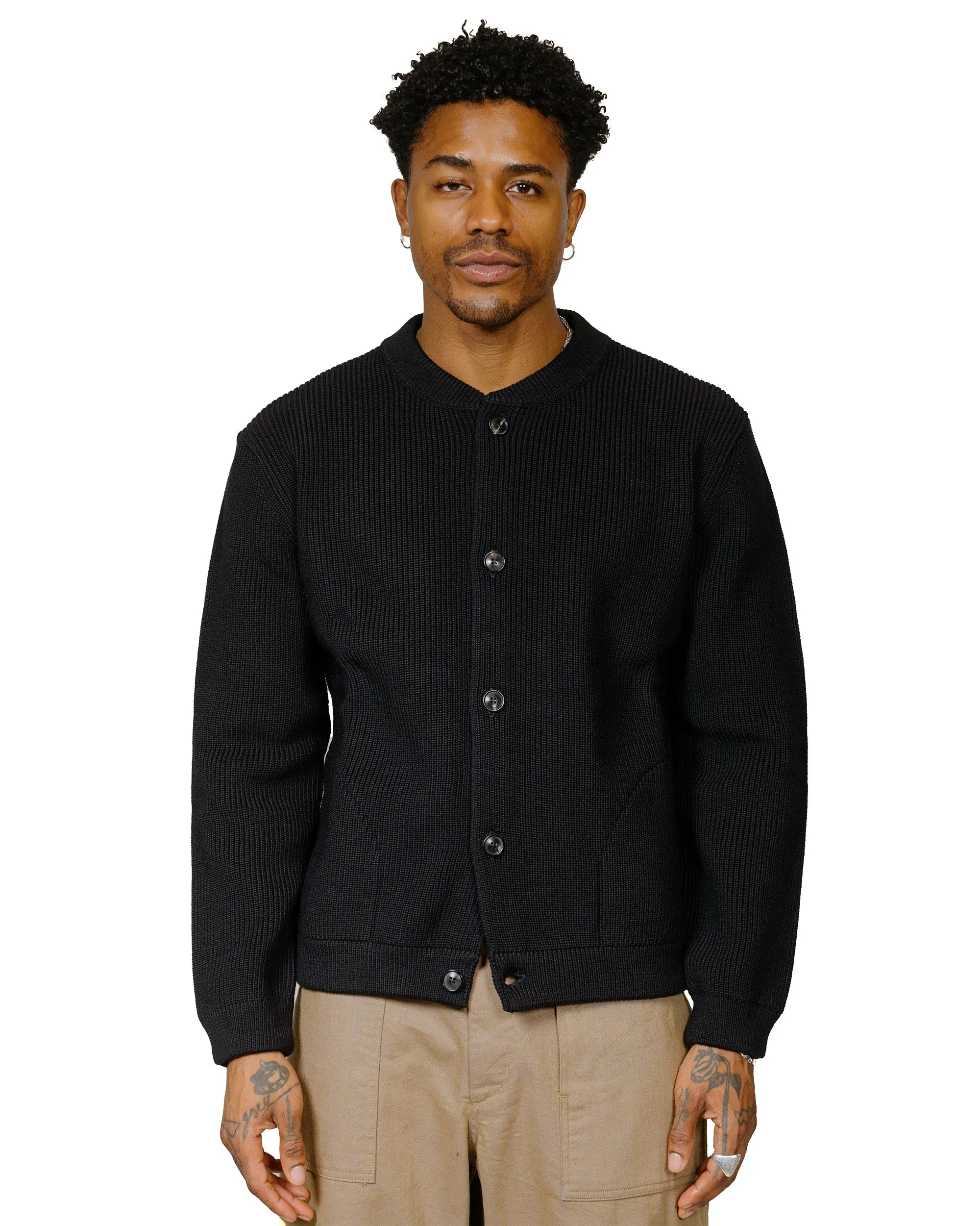Mass produced product beach relaxation vibe Andersen-Andersen Skipper Jacket Black