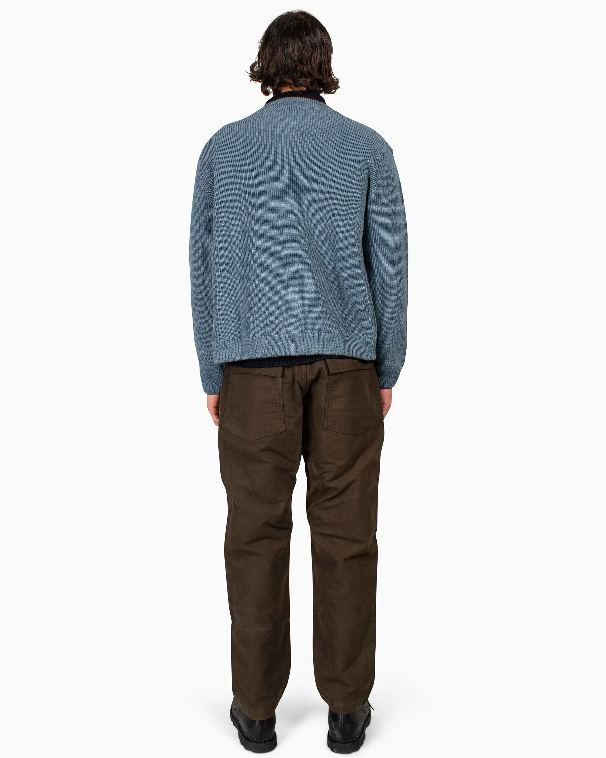 Andersen-Andersen Skipper Jacket Light Indigo goes with jeans Geometric Print
