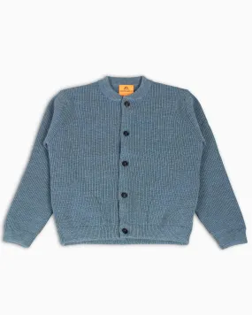 Retro Print Polyester Material Andersen-Andersen Skipper Jacket Light Indigo
