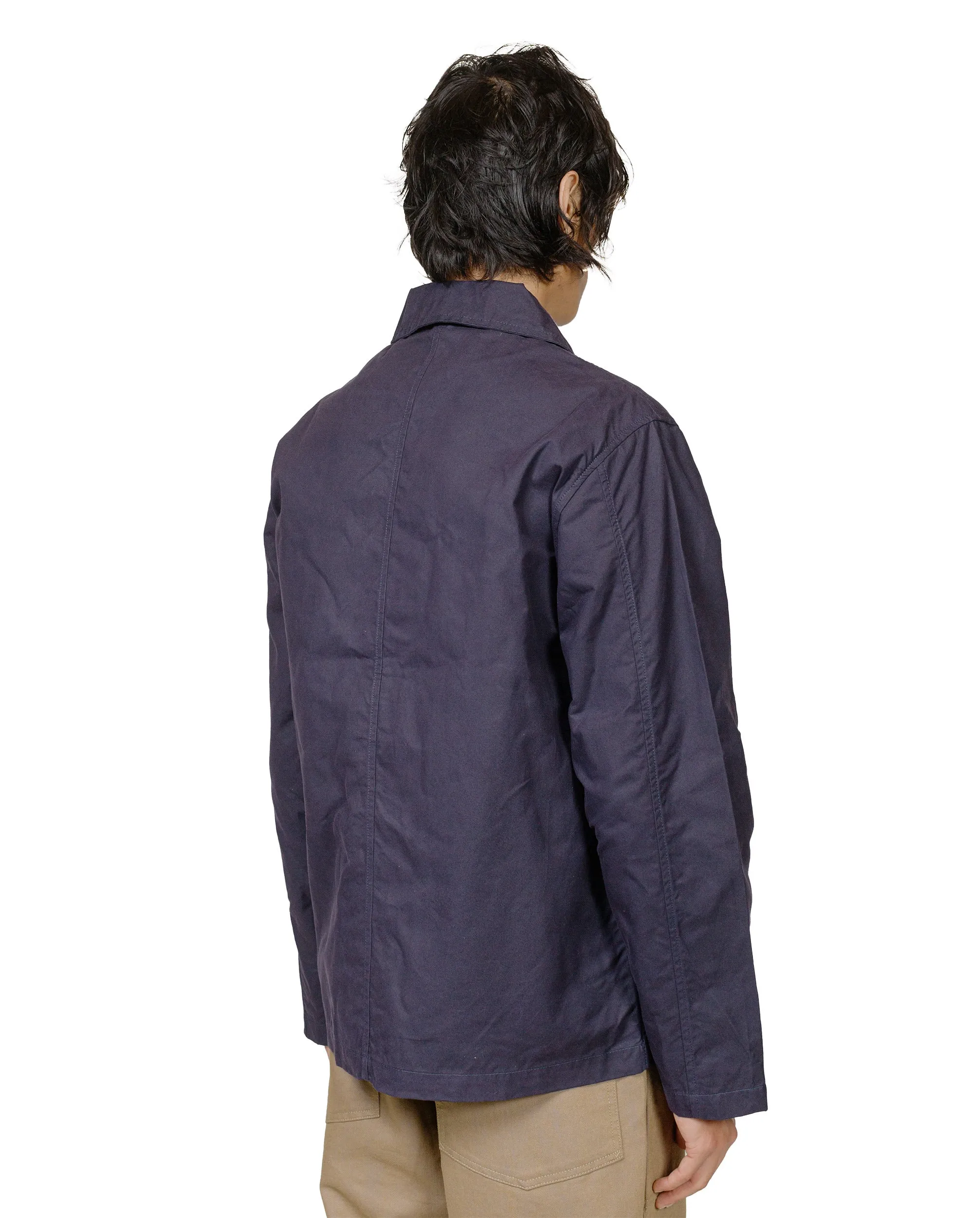 Striped Design Linen blend Another Aspect Another Overshirt 2.0 Navy