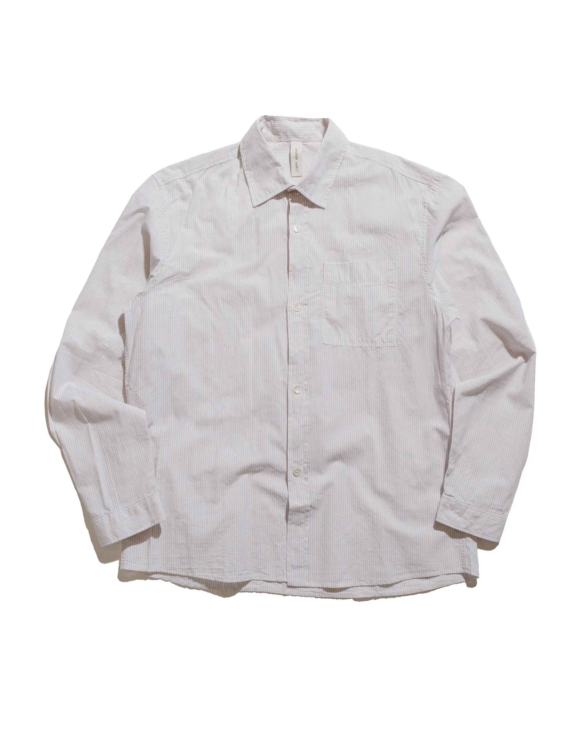 Another Aspect Another Shirt 4.0 Beige/Brown Stripe Urban Style