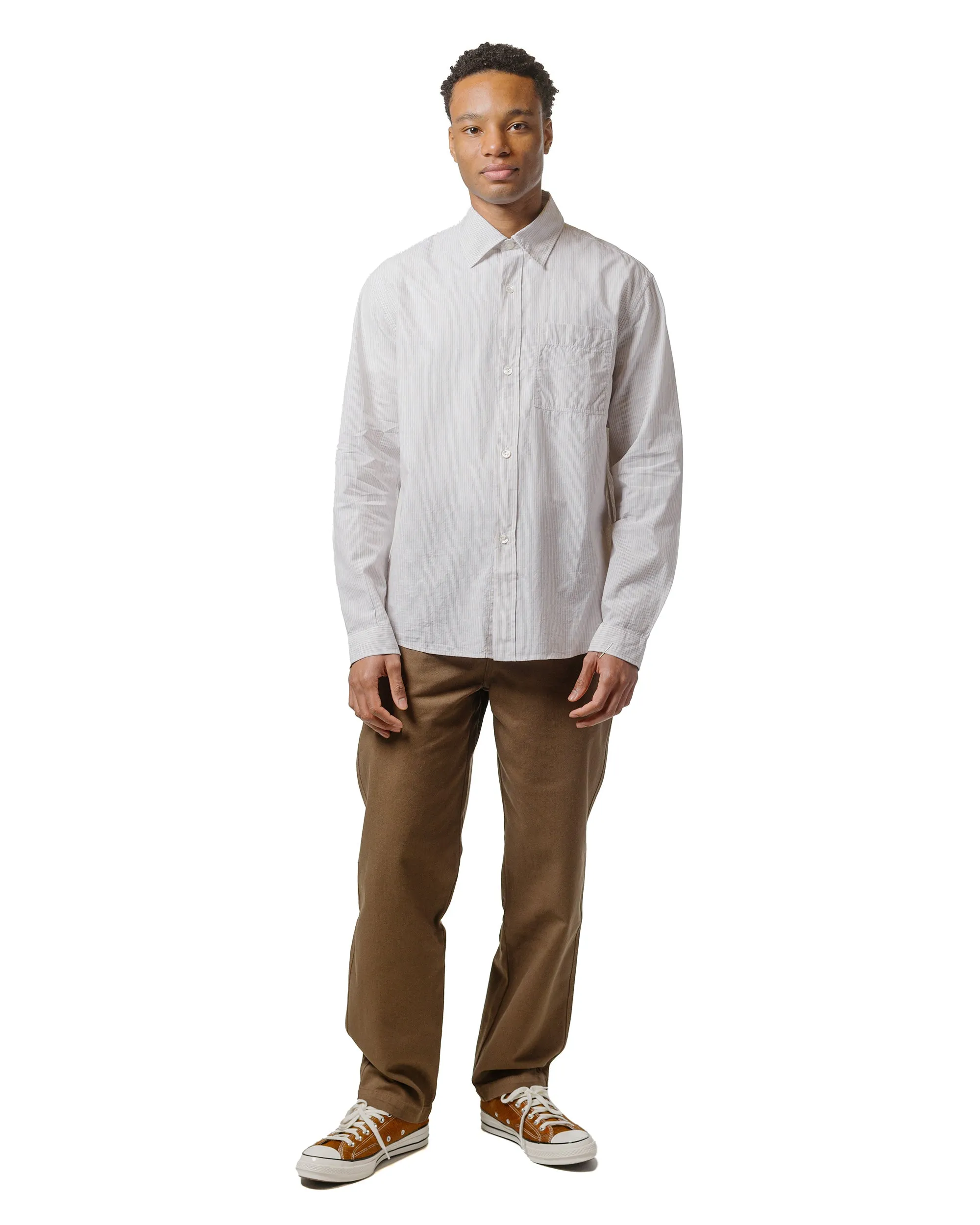 formal dinner Compact Packing Another Aspect Another Shirt 4.0 Beige/Brown Stripe