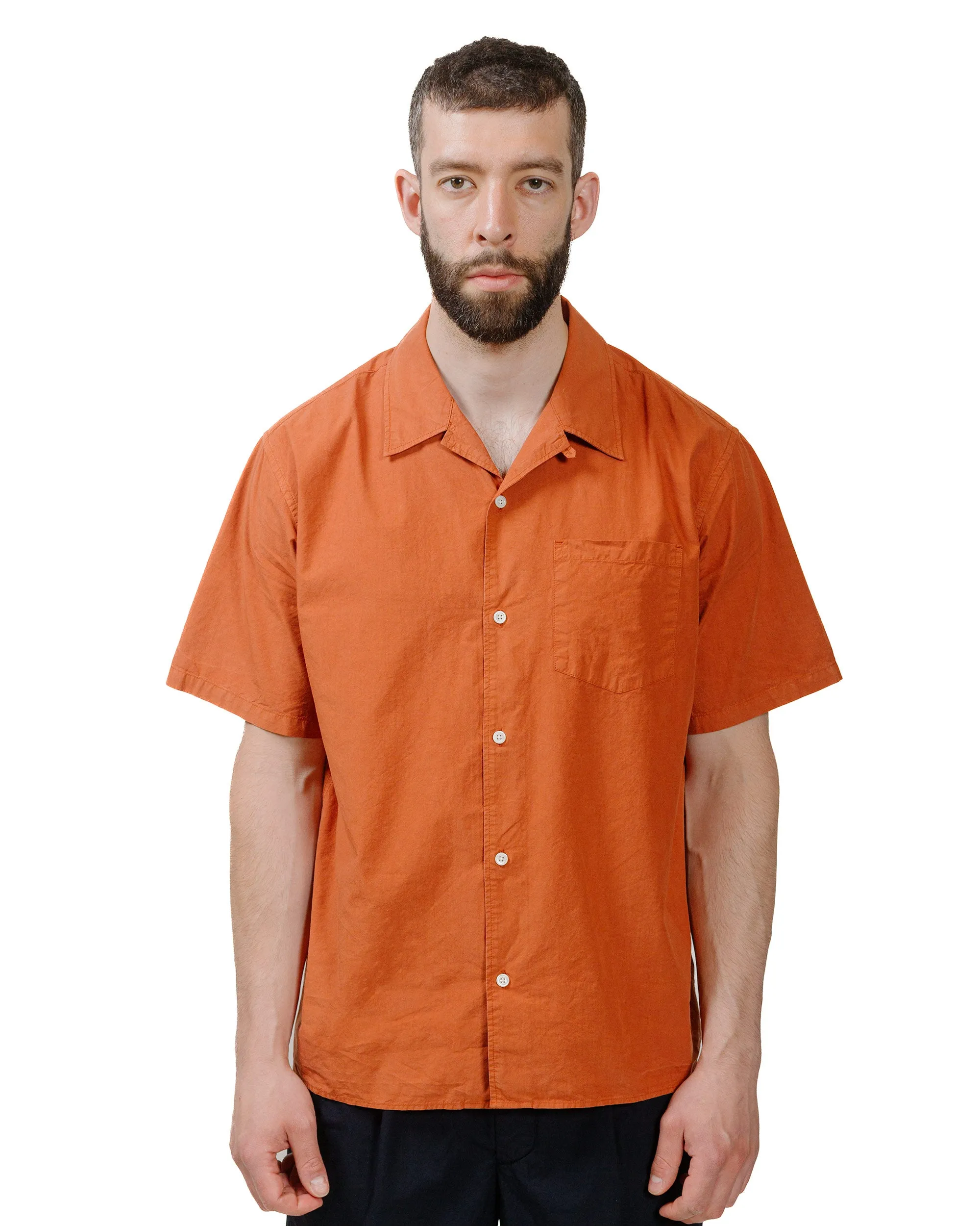 Norse Projects Carsten Cotton Tencel Red Ochre Ventilated Back Anti-static