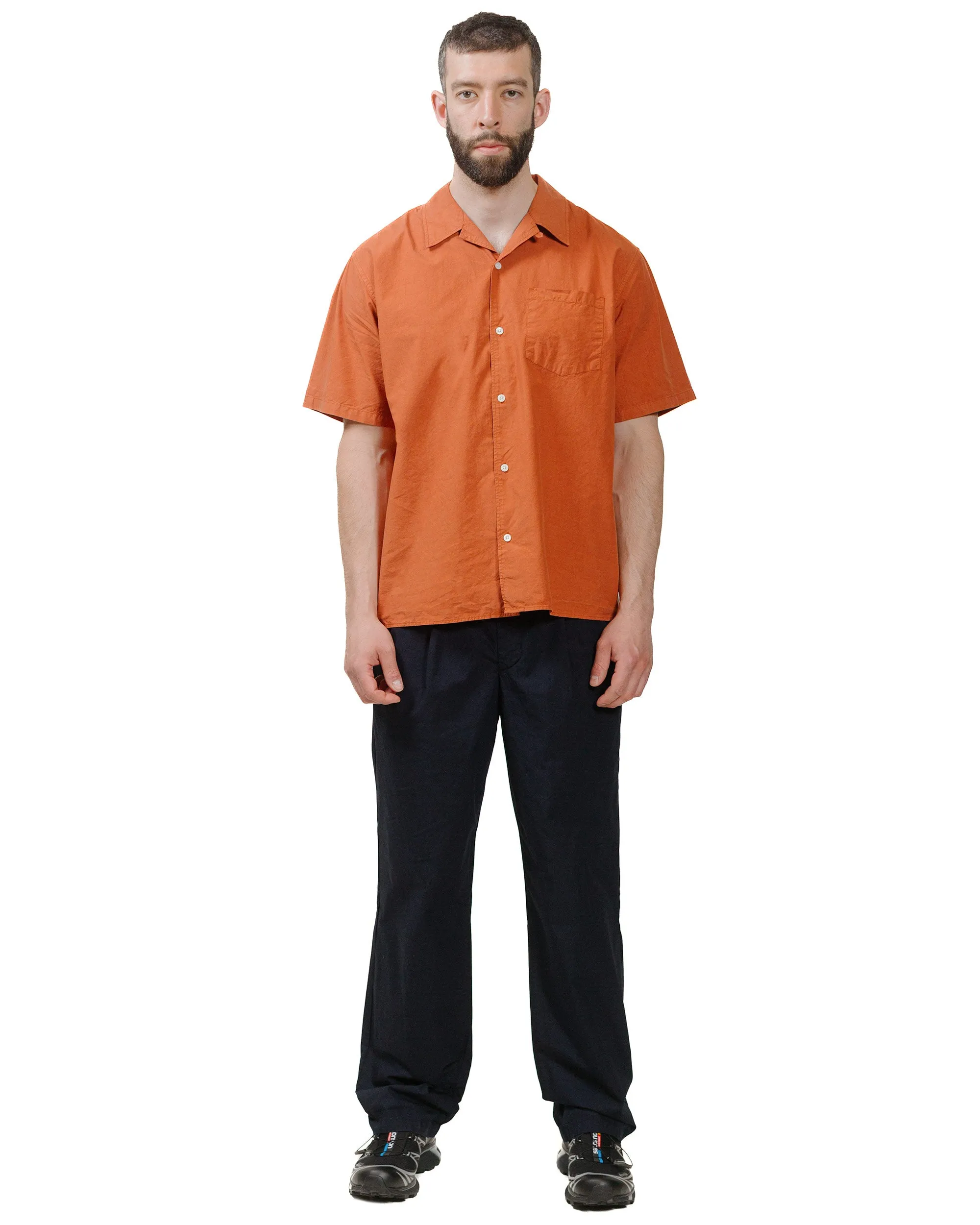 Norse Projects Carsten Cotton Tencel Red Ochre Athleisure Trend Eco-friendly