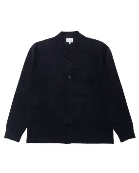 Norse Projects Nicolai Merino Cotton Milano Jacket Dark Navy product ethnic authenticity