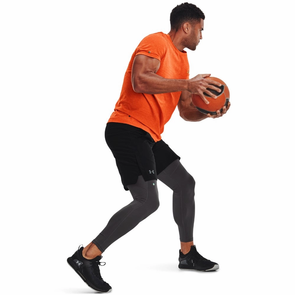 UA Vanish Woven Snap Shorts Four Way Stretch Balanced Design