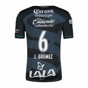 Fade Resistant Prints Wrinkle resistant fabric Charly Javier Guemez Santos Third Jersey 24/25 (Black/Grey)