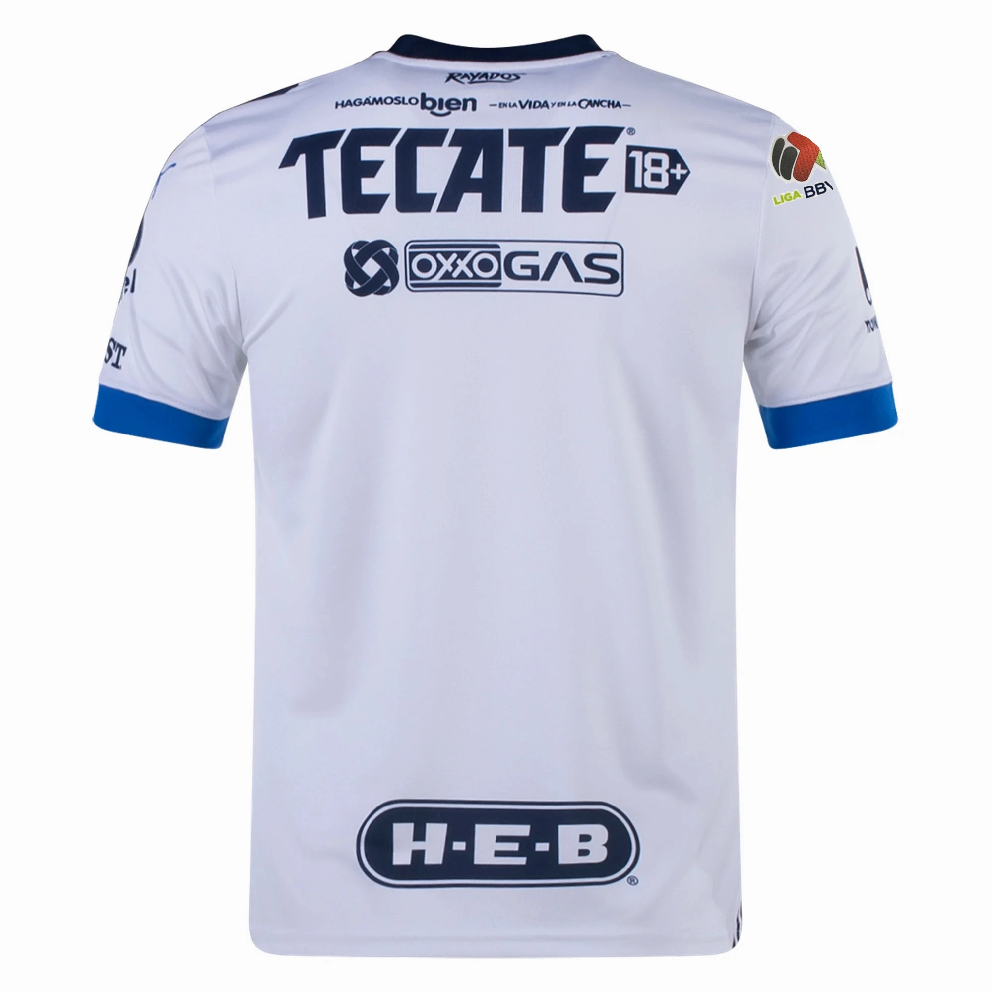 Bold Graphics Puma Monterrey Authentic Away Jersey w/ Liga MX Patch 23/24 (Puma White)