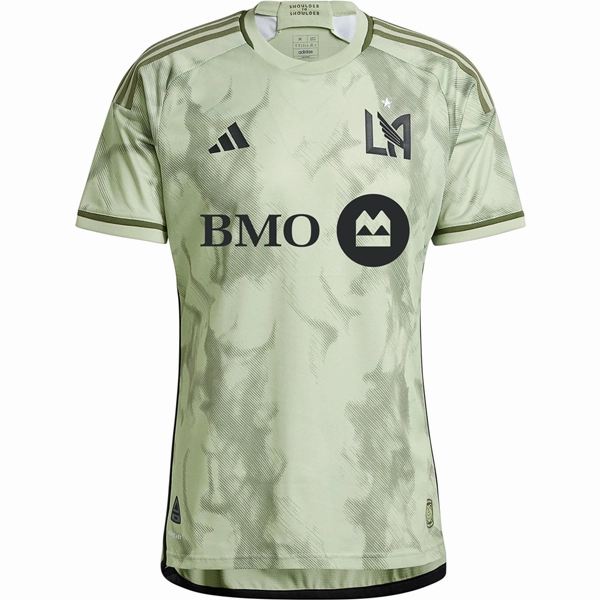 High Collar Design adidas LAFC Authentic Away Jersey 24/25 (Magic Lime)
