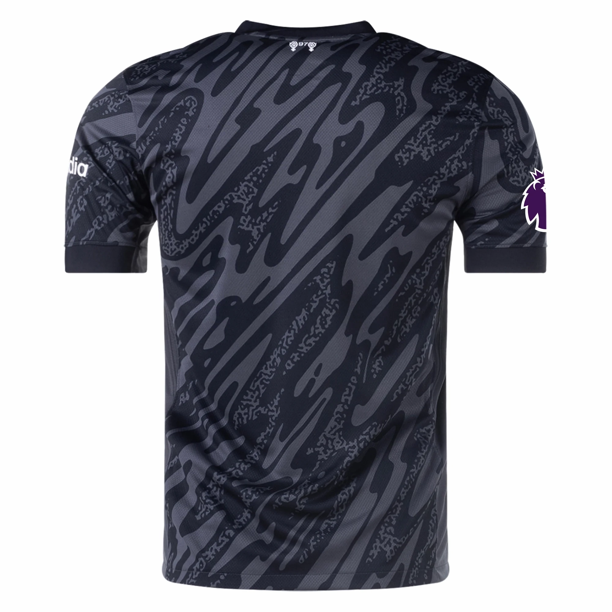 Body Fit Versatile Use Nike Liverpool Goalkeeper Jersey w/ EPL Patch 24/25 (Anthracite/Black)