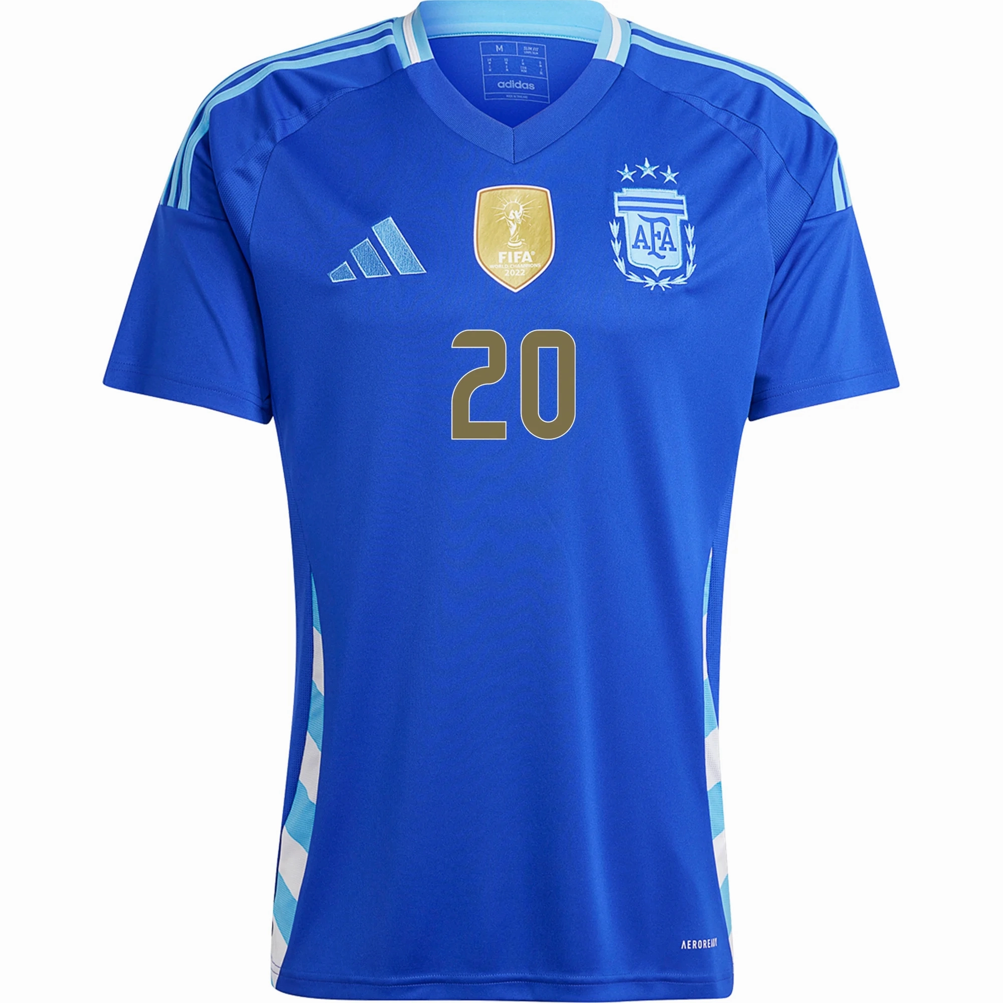 adidas Argentina Alexis Mac Allister Away Jersey 24/25 (Lucid Blue/Blue Burst) All-Day Gear