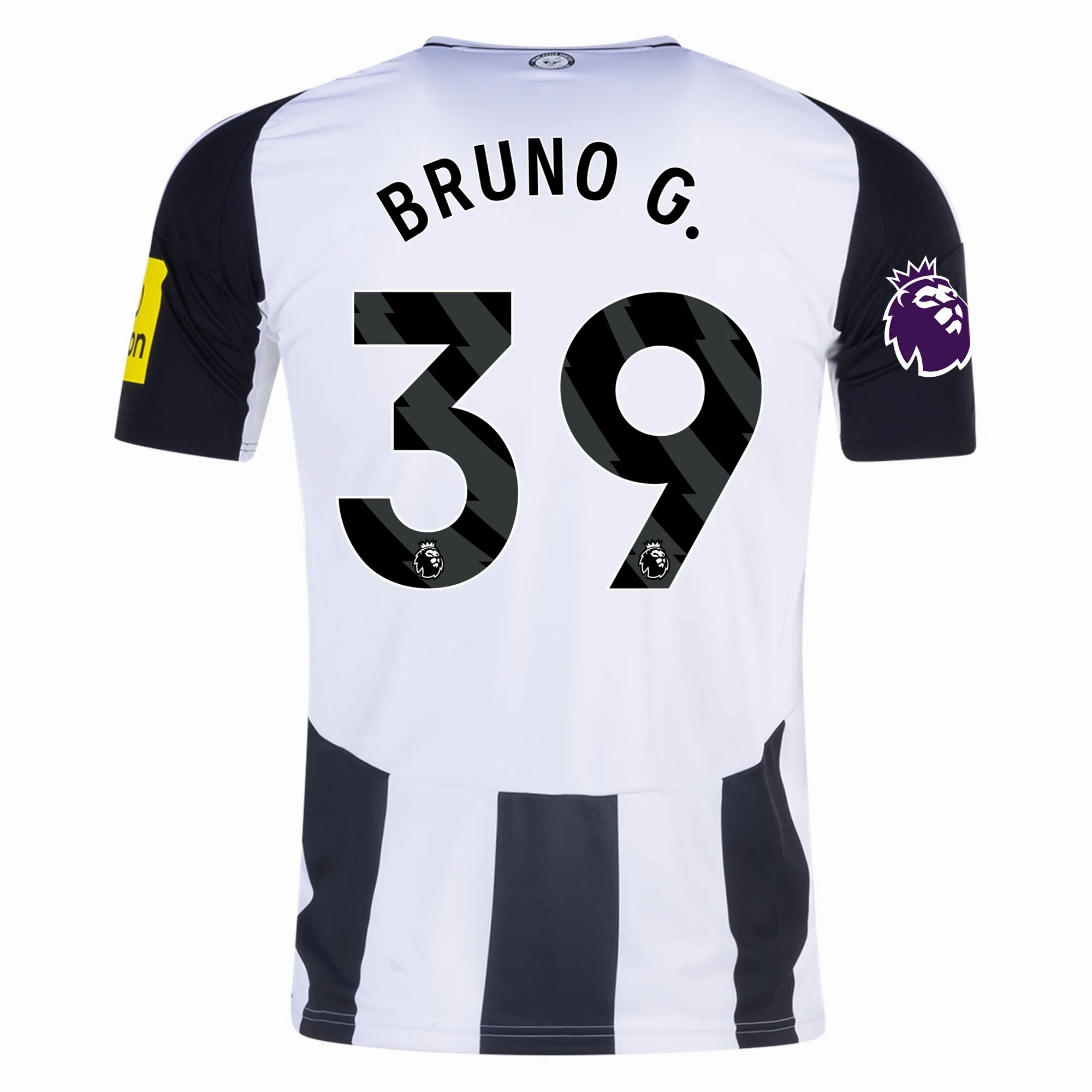Game Vibes Thermoregulating Technology adidas Newcastle United Bruno Guimar?es Home Jersey w/ EPL Patch 24/25 (Black/White)