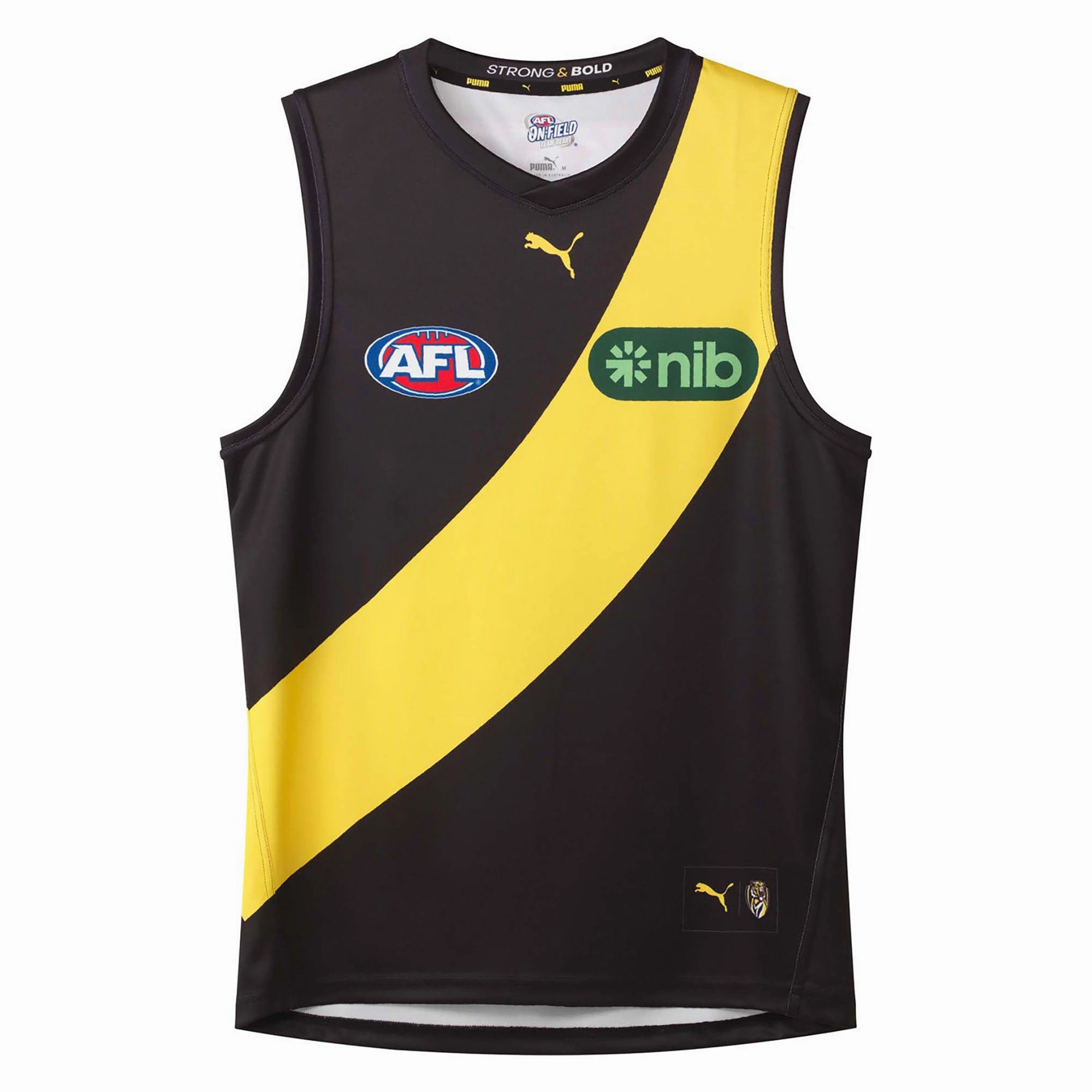Core Movement Men's AFL Richmond Tigers Football Club 2024 Home Replica Jersey