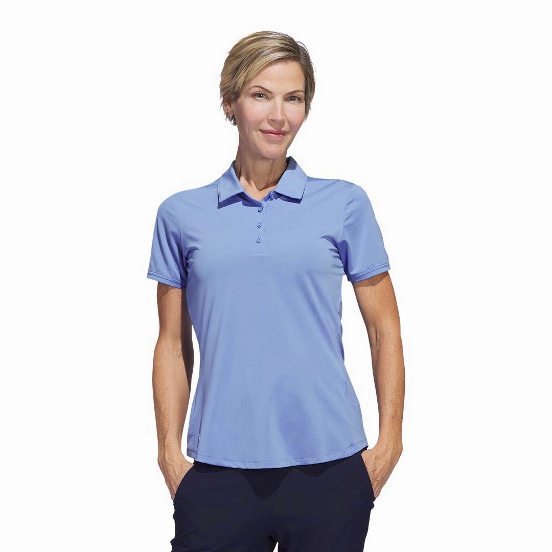 Modern Athletic Cut Stretch Lines adidas - Women's Ultimate365 Solid Golf Polo (HS2463)