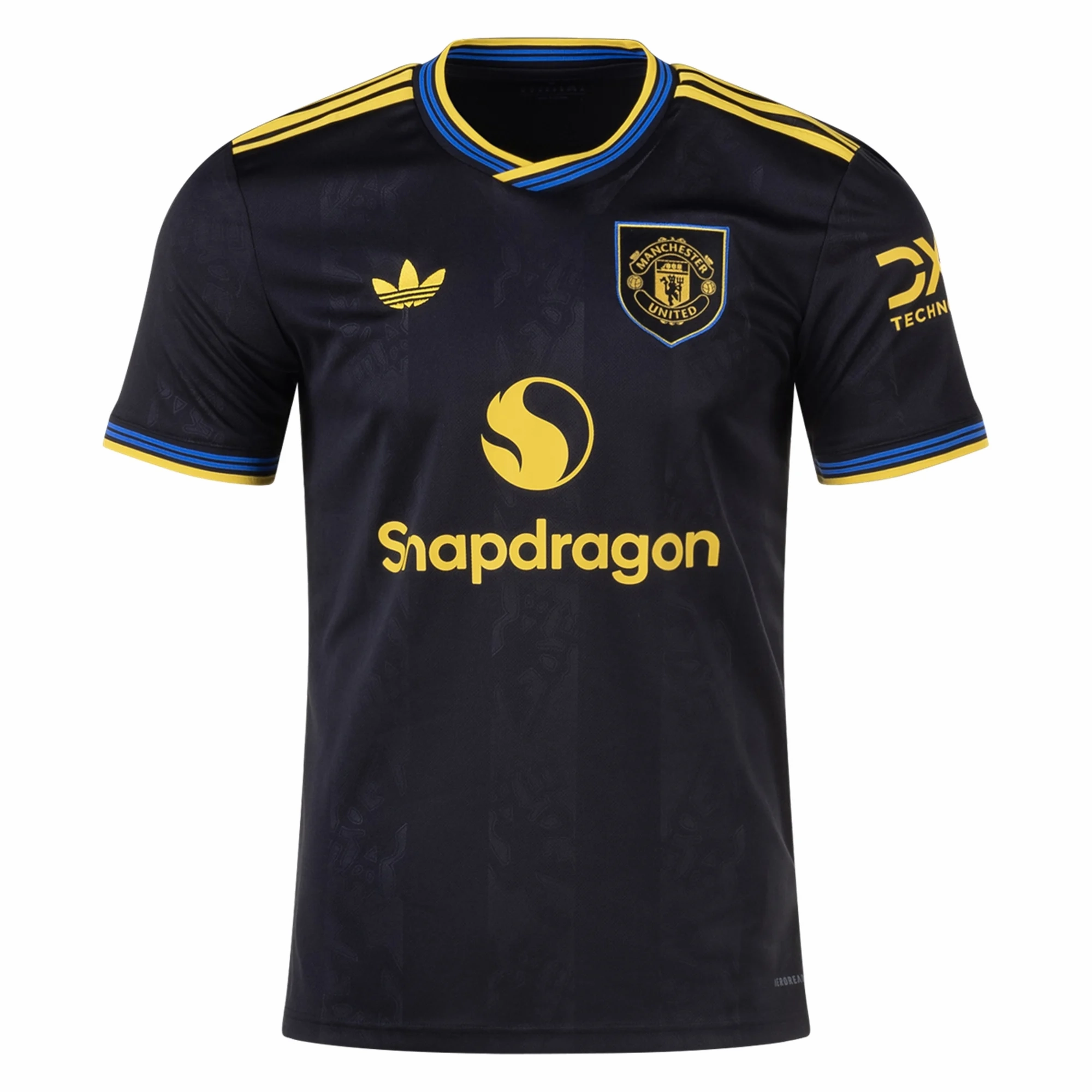 quick dry adidas Manchester United Third Jersey 25/26 (Black/Preloved Yellow)
