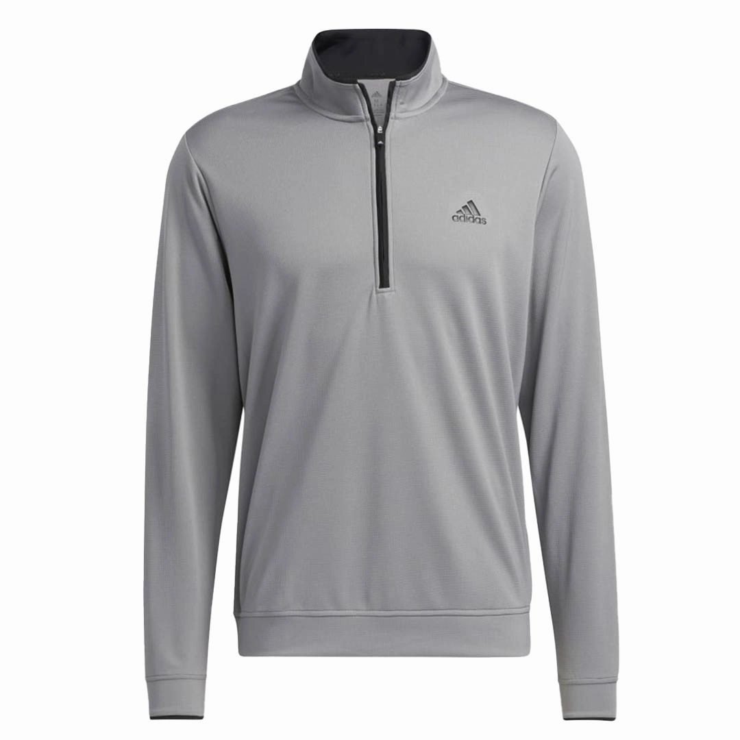 Perfect Motion Flexible Shoulder Gusset adidas - Men's Lightweight 1/4 Zip Sweater (HC5582)
