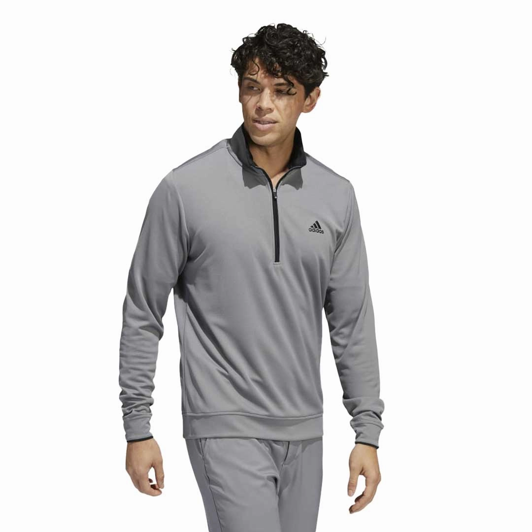 Heat Transfer Logos adidas - Men's Lightweight 1/4 Zip Sweater (HC5582)