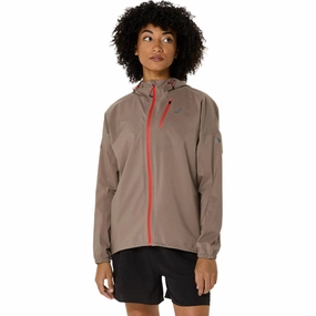 Soft Comfort Design Womens ASICS Fujitrail Elite Waterproof Jacket