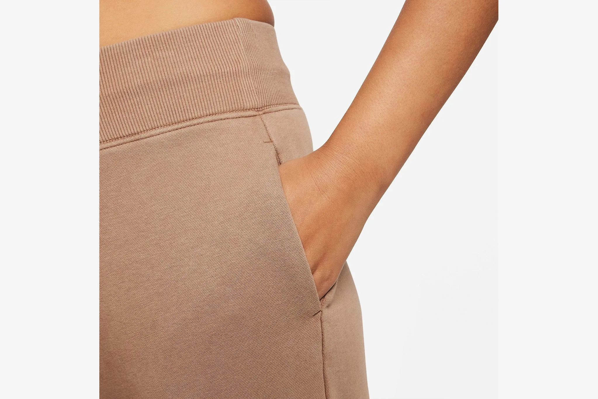 MultiFunctional Pockets OdorControl Treatment Nike "Sportswear Phoenix Fleece High-Waisted Pants" W -  Archaeo Brown