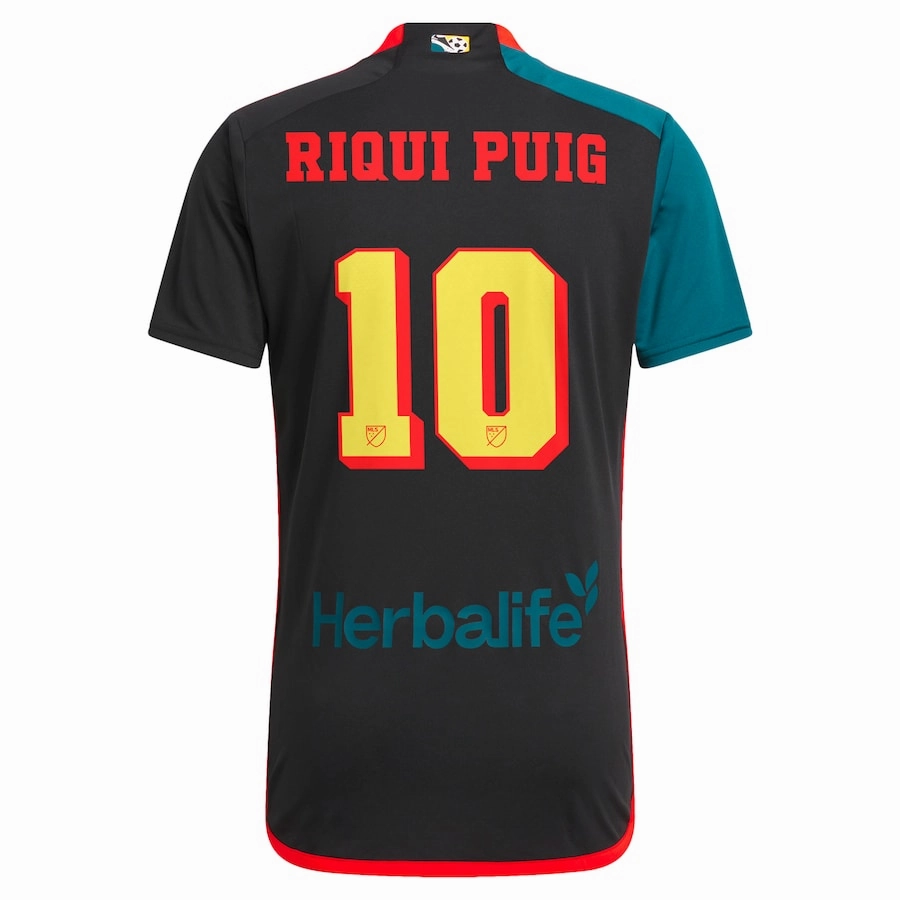 adidas LA Galaxy Riqui Puig Third Jersey 24/25 (Black/Virdia) fitness gear Ergonomic Pattern Design