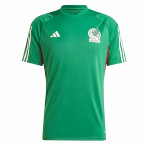 adidas Mexico Tiro 23 Training Jersey (Vivid Green) Versatile Outfit Wicking Performance Fabric