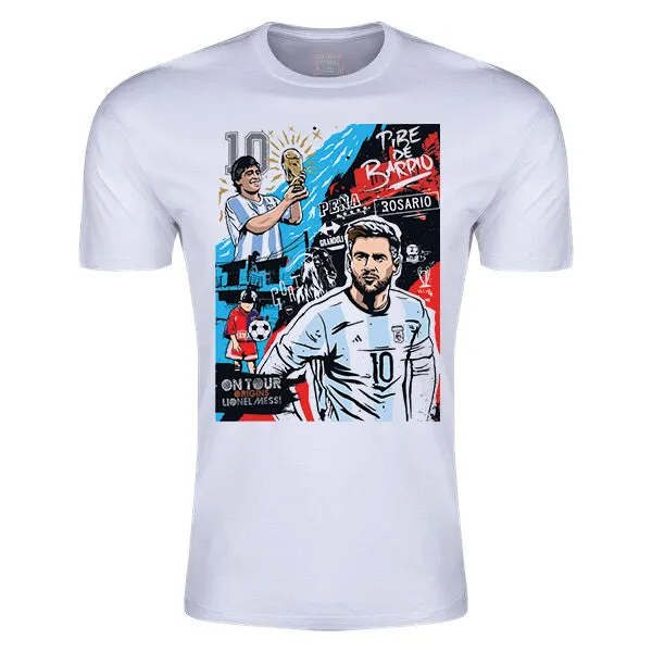 Argentina Messi & Maradona Collage T-Shirt kids' Chill Style