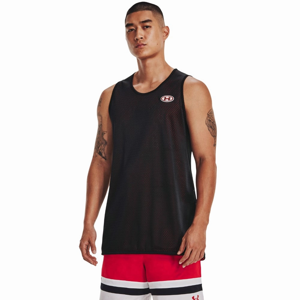 Armour Baseline Reversible Jersey Stretchable Collar Band Breathable mesh panel