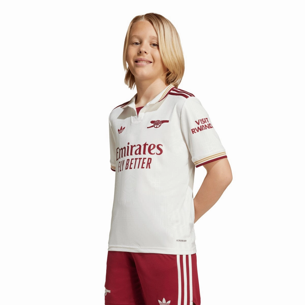 Temperature Control Technology Workout Layer Arsenal FC 3rd Short Sleeve Jersey Youth