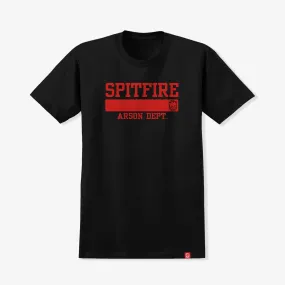 Functional Look Versatile Layering Piece Arson Dept. Tee (Black/Red)
