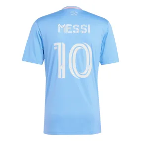 Ribbed Collar Style adidas Lionel Messi Originals Inter Miami CF Third Jersey 25/26 (Blue)