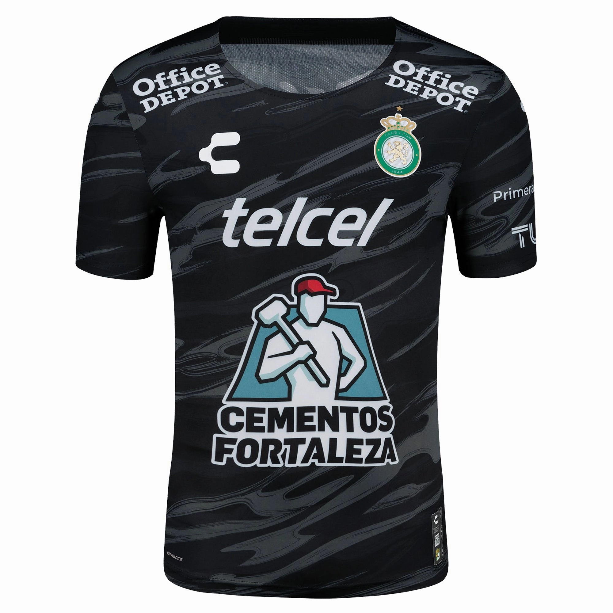 Charly Leon Goalkeeper Jersey 24/25 (Black) Athletic Day Performance Optimized Weave