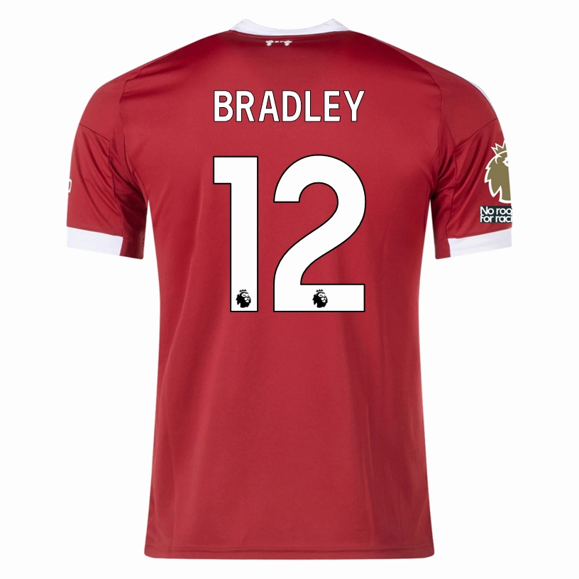 adidas Bradley Men's Liverpool Home Jersey 25/26 w/ NRFR   EPL Champions Patch (Strawberry Red) Effortless Comfort Muscle Friendly