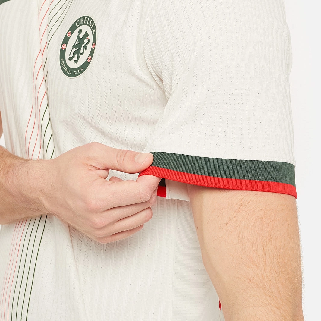 Open Weave Nike Chelsea Authentic Away Jersey w/ Club World Cup Patches 25/26 (Phantom/Speed Red/Galactic Jade)