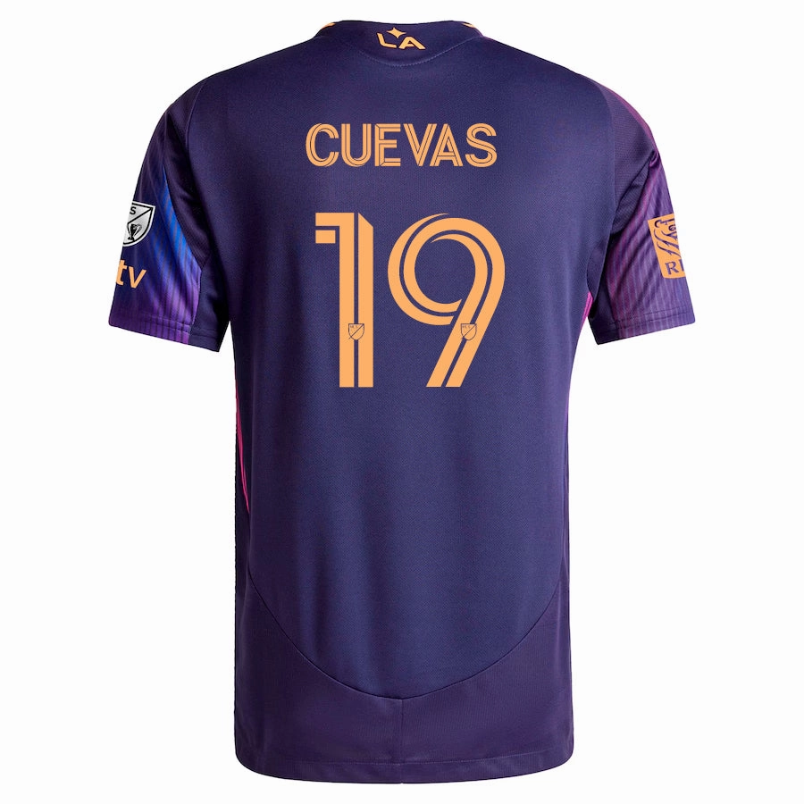 Silent Fit Anti Slip Inner Grip adidas Mauricio Cuevas LA Galaxy Authentic Away Jersey w/ MLS   Apple TV   RBC Sponsor 25/26 (Purple)
