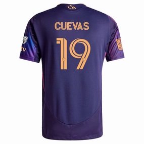 Silent Fit Anti Slip Inner Grip adidas Mauricio Cuevas LA Galaxy Authentic Away Jersey w/ MLS   Apple TV   RBC Sponsor 25/26 (Purple)