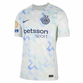 Wind Resistant Barrier Heat Balance Nike Inter Milan Away Jersey w/ Club World Cup Patches 25/26 (Ghost Aqua/White/Blue Void)