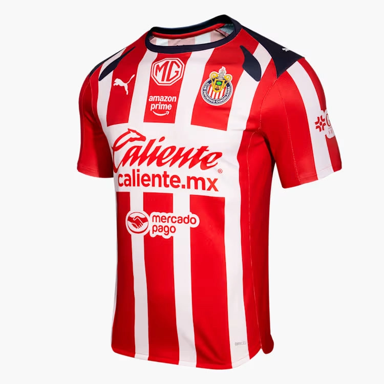Active Design Puma Roberto Alvarado Men's Chivas De Guadalajara Home Jersey 25/26 (Puma Red/White)