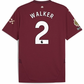 Smooth Silicone Gripper Energy Boost Puma Manchester City Kyle Walker Third Jersey w/ EPL   No Room For Racism   Club World Cup Patches24/25 (Dark Jasper)