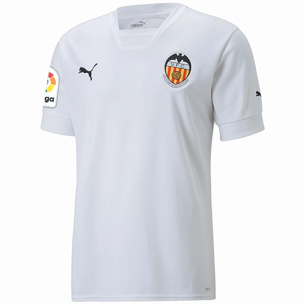Puma Men's Valencia Home Jersey w/ La Liga Patch 22/23 (Puma White) All weather